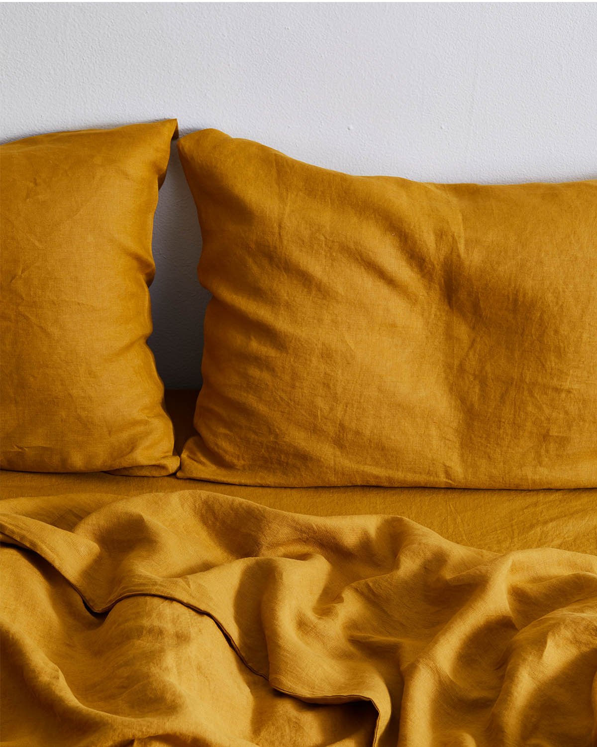 Turmeric 100% Flax Linen Bedding Set