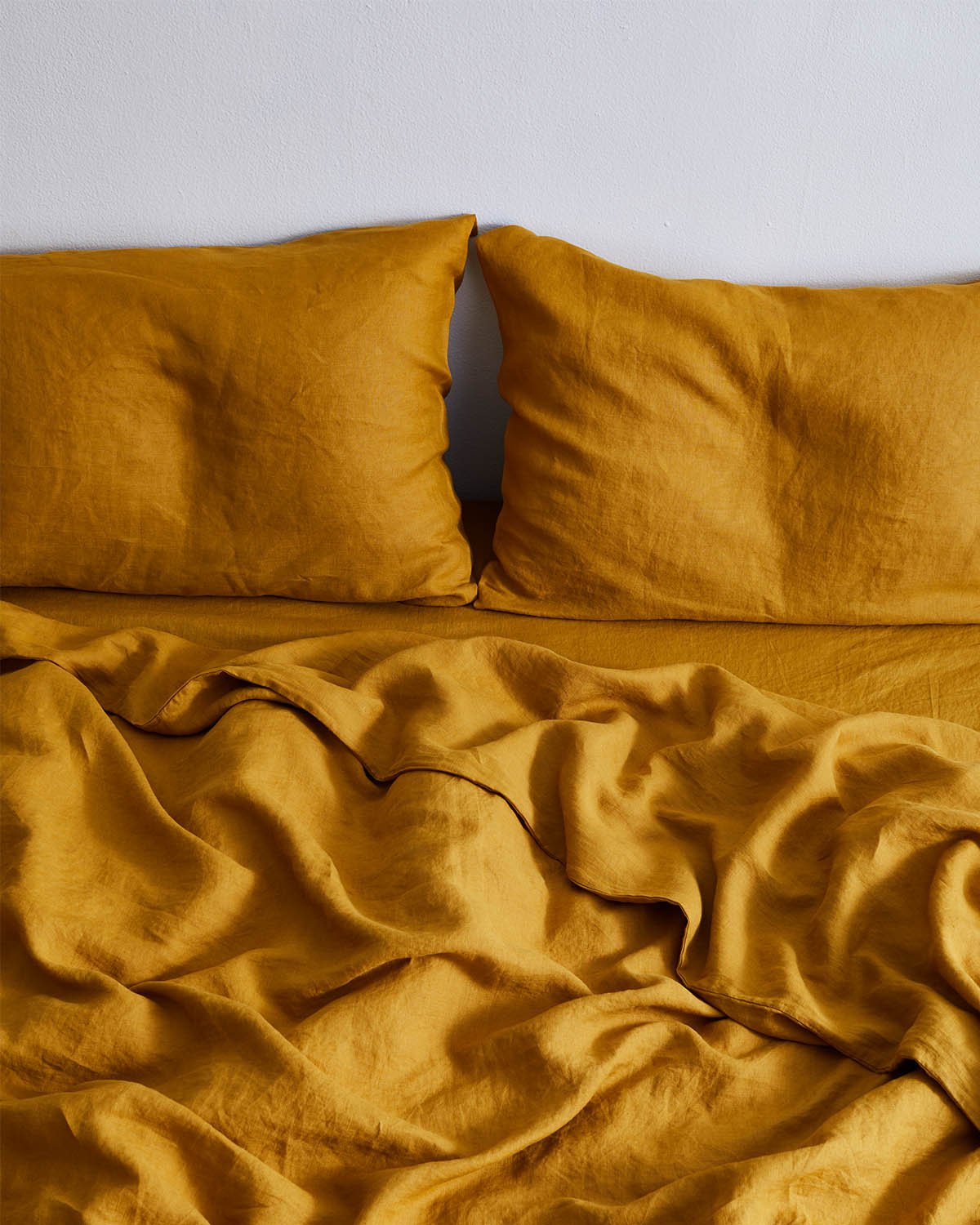 Turmeric 100% Flax Linen Bedding Set